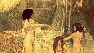 vintage erotic illustration hides steamy bent over doggystyle secrets