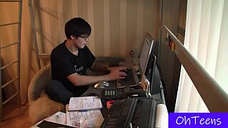 Irene Begs Navon to Pound Her Small Tits in Dorm!