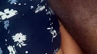 stepdad sneaks in alone to touch and fuck his sexy caribbean slut