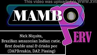 Nick Niquita's Brazilian Ass Shaking In Double Anal Dap With Big Black Cocks Atm