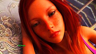 Redhead plays taboo teasing game pushing limits hard