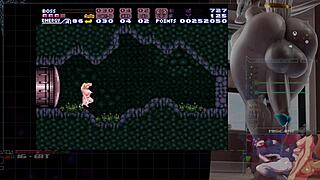 Super Metroid Arcade WR with Nude Samus Mod Explores 990 Rooms Part 1