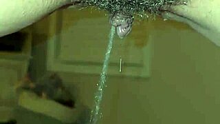 Peed on cock then took creampie deep in juicy pussy