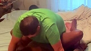 ebony neighbor sneaks in bedroom for raw amateur missionary pounding