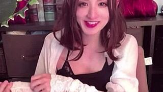 Chika Crossdresses in Crotch Net for Live Solo Session Video