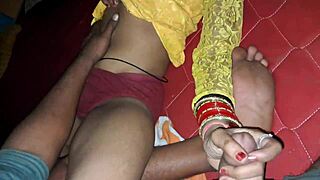 😍 newlywed bhabhi sneaks away from wedding cheats on husband riding devar's huge cock doggystyle creampie moaning loud!