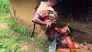 Sex-addicted bbw patricia gabriel bends for african william soft's hardcore bush pounding