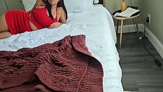 yo big booty latina stepsis caught jerkin my cock now what?