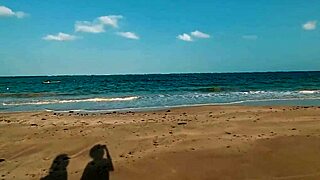 brazilian teen loses virginity publicly on beach with big cock