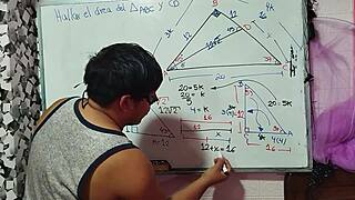 my heart races seeing nerd student with brown eyes seduce asian teacher in bedroom