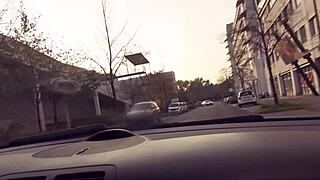 crazy naked drive then i fuck this wild exhibitionist slut right there