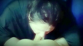 WOW Big Fat Wife Deepthroats Hubby's Monster Cock and Gulps His Thick Creamy Cum Load!
