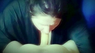 WOW Big Fat Wife Deepthroats Hubby's Monster Cock and Gulps His Thick Creamy Cum Load!