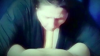 WOW Big Fat Wife Deepthroats Hubby's Monster Cock and Gulps His Thick Creamy Cum Load!
