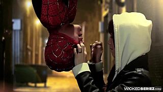 oh man spider man xxx parody got me so wet capri anderson deepthroats that monster cock ridin it hard