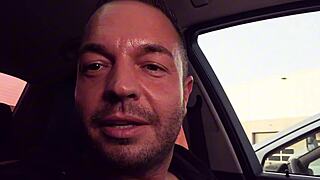crazy naked drive then i fuck this wild exhibitionist slut right there