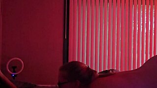neighbors girlfriend kneels barefoot slurping my bbc to hide her naughty secret