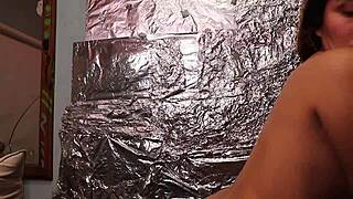 Pretty Latina Chokes Gagging On Cock Then Rides Tight Pussy Sloppy