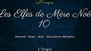 french dirty talk orgy with les elfes de mere noel 10 gets me so emotional and wild