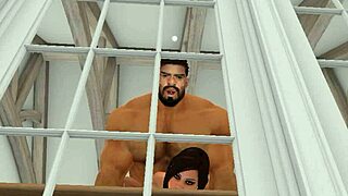 heyward demos the cumback workout for his eager neighbor