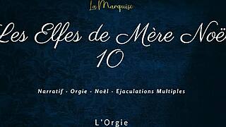 french dirty talk orgy with les elfes de mere noel 10 gets me so emotional and wild