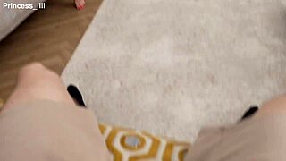 Intense chair fuck close-up big tits 4K Tim Team