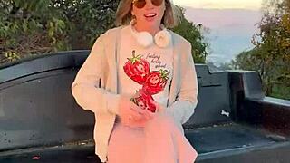 imagine my petite milf legs flashing public before orgasm hits