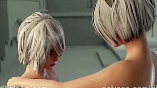 Nier Futanari's Anal Sex Explosion Rocks Hard!