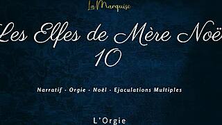 french dirty talk orgy with les elfes de mere noel 10 gets me so emotional and wild