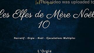 french dirty talk orgy with les elfes de mere noel 10 gets me so emotional and wild