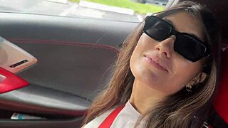 Sneaky PETITE TEEN Charlette Mae Creampies PUBLIC with OLD Friend