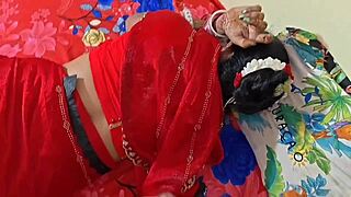 Village bhabhi bends over for sasur's first tight pussy fuck!