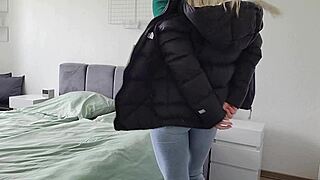 She begged don't cum inside from bar one night stand but I creampied her pussy twice deep