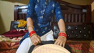Whoa sensual desi babe moans loud riding her brother-in-law's cock taboo style?