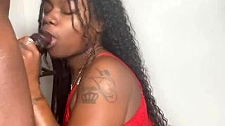 Stepbrother's Monster BBC Gets Sucked Dry by Keisha Minaj!
