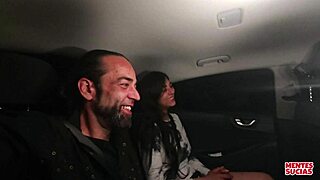 Wild Madrid Outdoor Dogging Couple Milf Close-Up