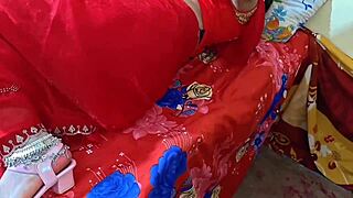 Village bhabhi bends over for sasur's first tight pussy fuck!
