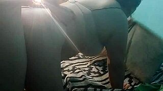 we bend over for doggystyle pounding on webcam as amateur milf couple gets erotic and homemade