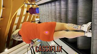 a hot bunny with huge ass stuffs carrot deep in her pussy full vid cassiflix