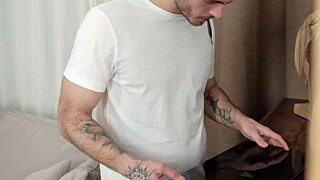 Horny Busty Blonde Rides Boyfriend's Cock Cowgirl to Cumshot Bliss!