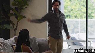 nicole can't believe how his assertive side makes her crave that deepthroat blowjob now