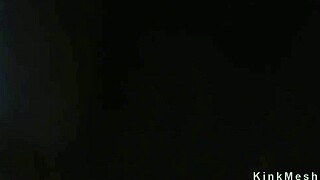 gagged blonde bound tight chokes on deepthroat face fuck with toys