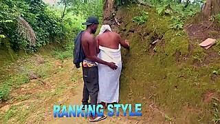 chubby babe with big ass turns herb search into wet pussy banging