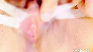 Bound Asian Clit Gets Intense Masturbation Massage