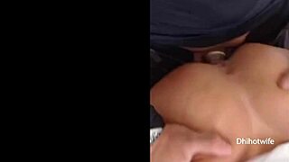 curvy latina wife flashes fat ass piercings at track party cuckold husband watches outdoor swing