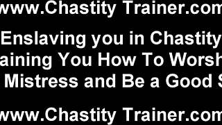 your tiny 18+ dick gets bound and toyed in femdom pov control