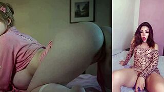 super busty korean teen masturbates huge bbc first time with big natural tits and fat ass uncensored