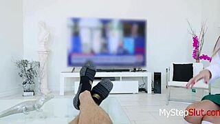 Stepdad's Deal: Vote Blue and Petite Alexia Anders Gets Fucked Hard