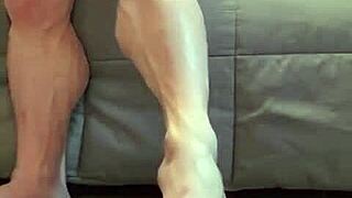 lacey's muscular calves got this bodybuilder slave dominated hard ig twentyome21!!