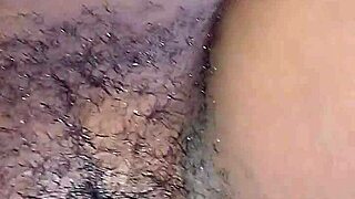 en-chan spreads her ebony pussy lips whispering dirty three-finger clit massage instructions close up